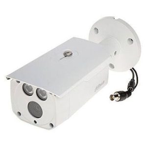 دوربین مداربسته داهوا مدل DH-HAC-HFW1200DP-0360B-S5 با کیفیت تصویر 2 مگاپیکسل، لنز ثابت 3.6 میلیمتری، دید در شب تا 80 متر با LED، استاندارد IP67 ضد آب و گرد و غبار، و فناوری Smart IR برای بهبود روشنایی در شب