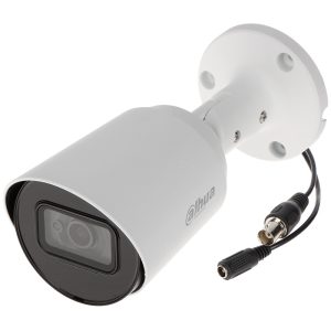 دوربین مداربسته داهوا مدل DH-HAC-HFW1230TP با کیفیت تصویر 2 مگاپیکسل Starlight، لنز ثابت 3.6 میلیمتری، دید در شب تا 30 متر با LED، استاندارد IP67 ضد آب و گرد و غبار