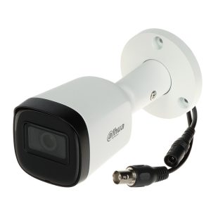 دوربین مداربسته داهوا مدل DH-HAC-B2A21P-U با کیفیت تصویر 2 مگاپیکسل، لنز ثابت 3.6 میلیمتری، دید در شب تا 30 متر با LED، فناوری Smart IR، استاندارد IP67 ضد آب و گرد و غبار و قابلیت پشتیبانی از خروجیهای CVI/TVI/AHD/CVBS قابل تعویض