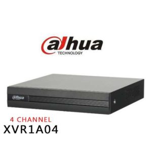 دستگاه ضبط XVR داهوا مدل DH-XVR1A04 با پشتیبانی از 4 کانال ضبط، رزولوشن 1080P و 720P، فشردهسازی ویدیو با H.264، ورودی و خروجی HDMI و VGA، پشتیبانی از P2P و ذخیرهسازی تا 8TB از طریق پورت SATA. مناسب برای نصب در محیطهای تجاری و صنعتی با پشتیبانی از اتصال شبکه LAN و USB.
