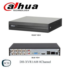دستگاه ضبط XVR داهوا مدل DH-XVR1A08 با پشتیبانی از 8 کانال ضبط، رزولوشن 1080P و 720P، فشردهسازی ویدیوی H.264، ورودیهای متعدد شامل IP، CVI، TVI، AHD و CVBS. دارای خروجیهای HDMI و VGA، ذخیرهسازی تا 8TB از طریق پورت SATA، و پشتیبانی از شبکه P2P و اتصالات USB. همچنین، قابلیت پخش همزمان و ورودی و خروجی صوتی را فراهم میآورد.