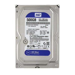 هارد وسترن دیجیتال 500 گیگ آبی گارانتی اتصال