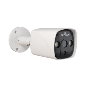 دوربین تحت شبکه ریویژن مدل 525-IP-S2-N9 با رزولوشن 2 مگاپیکسل، دید در شب با نور گرم و مادون قرمز، لنز ثابت 2.8 میلیمتری، تشخیص حرکت و شناسایی انسان و وسیله نقلیه، و بدنه مقاوم با استاندارد IP66