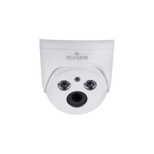 دوربین مداربسته ریویژن مدل 661-TVI-S2-N9 با رزولوشن 2 مگاپیکسل، میکروفون داخلی، لنز 2.8 میلیمتری ثابت و نور گرم برای دید در شب تا 20 متر، مناسب برای نصب در محیطهای مختلف با پشتیبانی از خروجیهای AHD، TVI، CVI و CVBS.