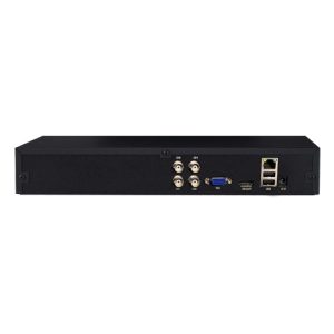 دستگاه ضبط DVR ریویژن مدل 8304-H5-NE با پشتیبانی از 4 کانال، رزولوشن 5MP تا 720P، کدگذاری H.265/H264، پشتیبانی از خروجیهای AHD/TVI/CVI/CVBS، میکروفن داخلی، فضای ذخیرهسازی تا 8TB، ارتقاء ابری، و پشتیبانی از P2P محلی، با بدنه فلزی مقاوم و تامین انرژی DC 12V.