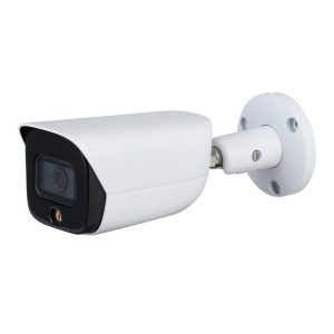 دوربین تحت شبکه داهوا مدل DH-IPC-HFW3449EP-AS-LED-3.6 با کیفیت تصویر 4 مگاپیکسل، لنز ثابت 3.6 میلیمتر، فناوری WDR 120dB، دید در شب IR تا 30 متر با فناوری Smart IR، و ویژگیهای هوشمند IVS شامل تشخیص عبور از خط و نفوذ، مناسب برای نظارت در محیطهای تجاری و صنعتی.